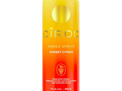 Ciroc Sunset Citrus Vodka Spritz Full Case 24/355ml - Uptown Spirits