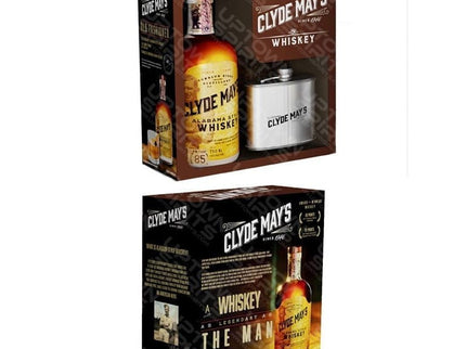 Clyde Mays Whiskey & Flask Gift Set - Uptown Spirits