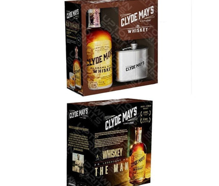 Clyde Mays Whiskey & Flask Gift Set - Uptown Spirits