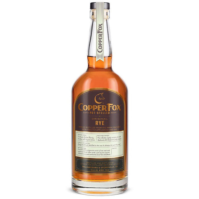 Copper Fox Rye Whiskey 750ml - Uptown Spirits