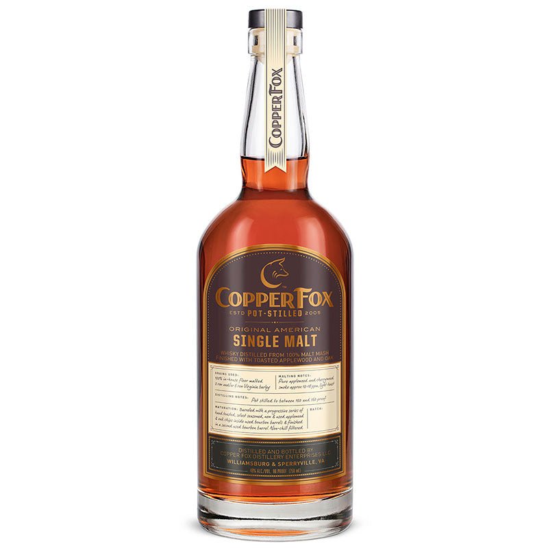 Copper Fox Single Malt Whiskey 750ml - Uptown Spirits