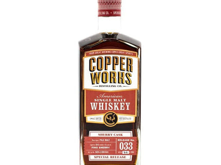 Copperworks 033 Sherry Cask American Whiskey 750ml - Uptown Spirits