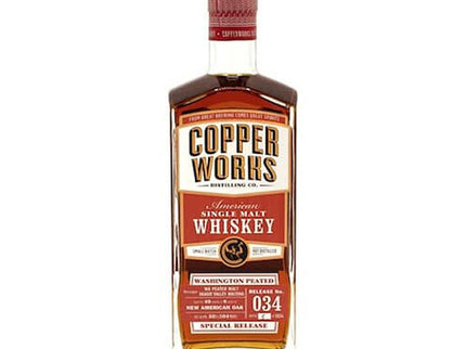 Copperworks 034 Washington Peated American Whiskey 750ml - Uptown Spirits