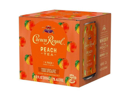 Crown Royal Peach Tea Full Case 24/355ml - Uptown Spirits
