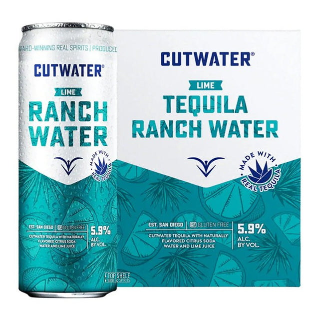 Cutwater Lime Ranch Water Tequila 4/355ml - Uptown Spirits