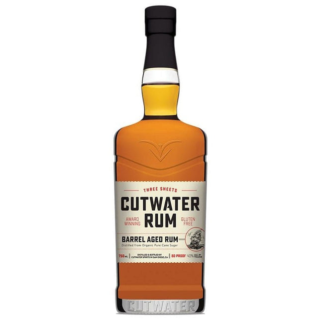 Cutwater Spirits Three Sheets Barrel Aged Rum 750ml - Uptown Spirits