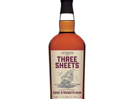 Cutwater Spirits Three Sheets Cask Strength Rum 750ml - Uptown Spirits