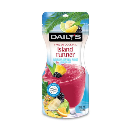 Dailys Island Runner Frozen Cocktail Full Case 24/10oz - Uptown Spirits