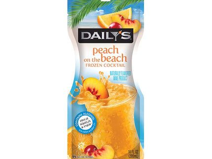 Dailys Peach On The Beach Frozen Cocktail Full Case 24/295ml - Uptown Spirits