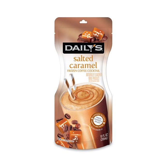 Dailys Salted Caramel Coffee Frozen Cocktail Full Case 24/10oz - Uptown Spirits