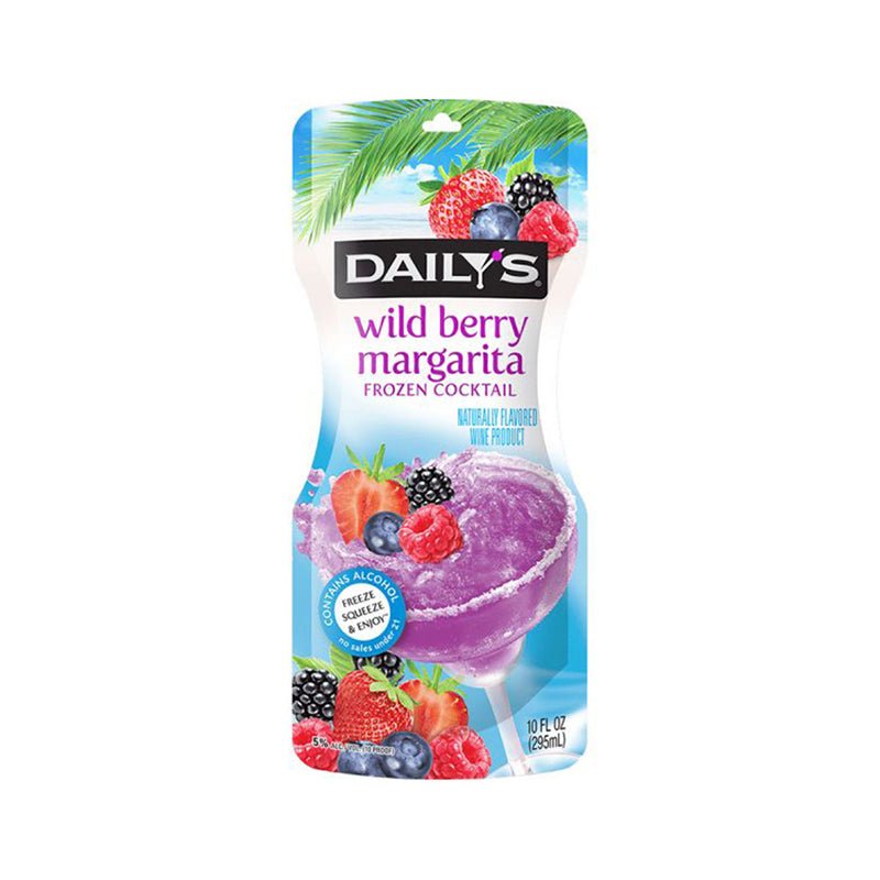 Dailys Wild Berry Margarita Frozen Cocktail Full Case 24/295ml - Uptown Spirits