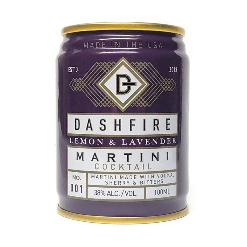 Dashfire Lemon Lavender Martini Cocktail 4/100ml - Uptown Spirits