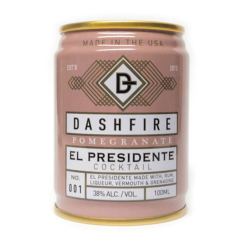 Dashfire Pomegranate El Presidente Cocktail 4/100ml - Uptown Spirits