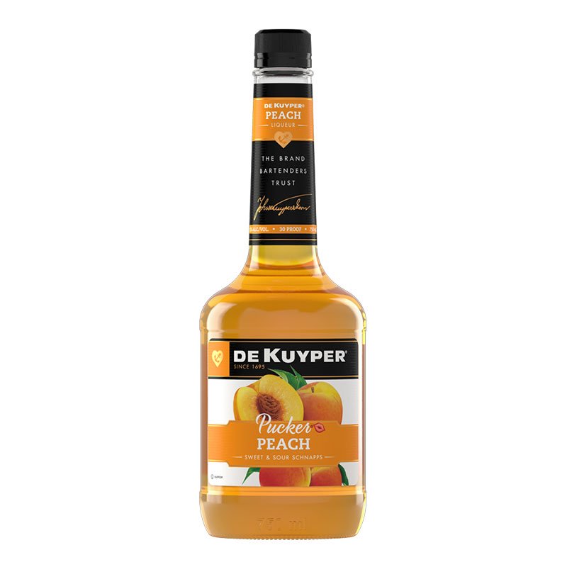 De Kuyper Pucker Peach Schnapps 750ml - Uptown Spirits