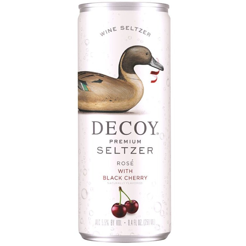 Decoy Rose With Black Cherry Premium Seltzer 4/250ml - Uptown Spirits