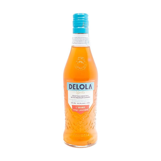 Delola L Orange and Passion Fruit Spiritz 375 ml | By Jennifer Lopez - Uptown Spirits