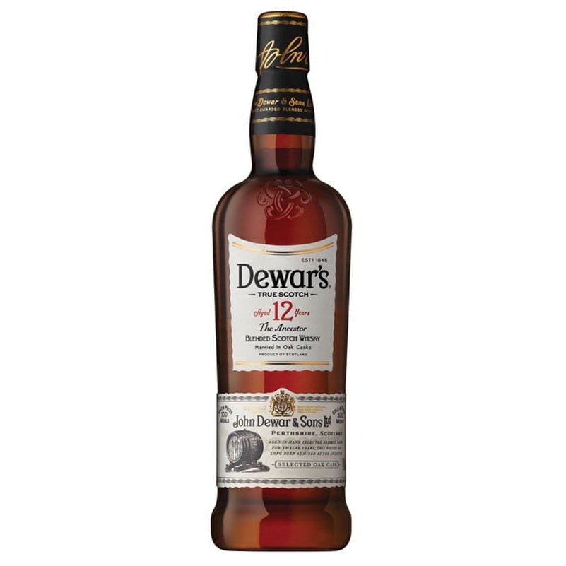 Dewar's 12 Year Double Aged Scotch Whisky 750ml - Uptown Spirits
