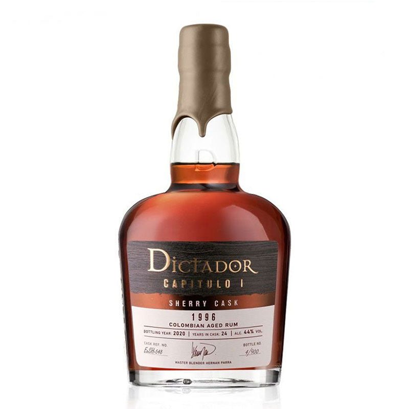 Dictador Capitulo Uno Sherry 24 Years 1996 Colombian Aged Rum 750ml - Uptown Spirits