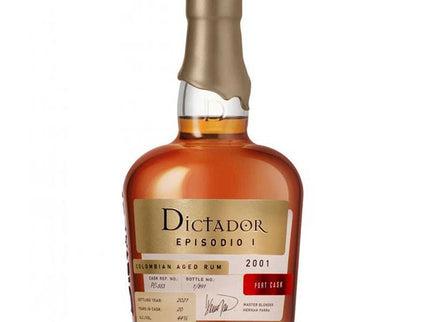Dictador Episodio Port 2001 Colombian Aged Rum 750ml - Uptown Spirits