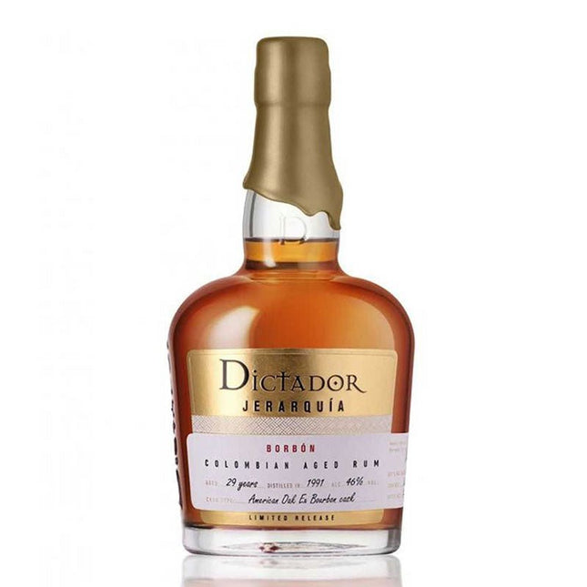 Dictador Jerarquia Borbon 29 Colombian Aged Rum 750ml - Uptown Spirits