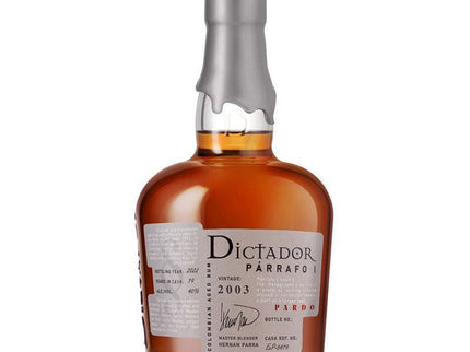Dictador Parrafo I Pardo Vintage 2003 Colombian Aged Rum 750ml - Uptown Spirits