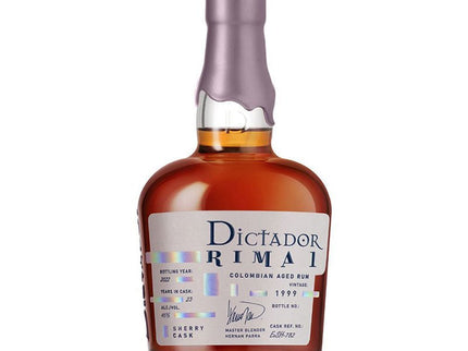 Dictador Rima I Sherry Finish Vintage 1999 Colombian Aged Rum 750ml - Uptown Spirits