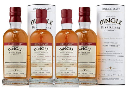 Dingle Single Malt Batch 3 4 & 5 Irish Whiskey Bundle 4/750ml - Uptown Spirits