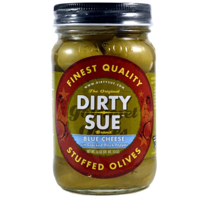 Dirty Sue Stuffed Olives Blue Cheese 16oz - Uptown Spirits