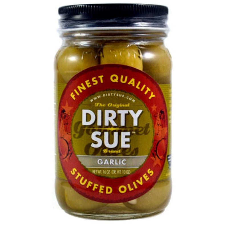 Dirty Sue Stuffed Olives Garlic 16oz - Uptown Spirits