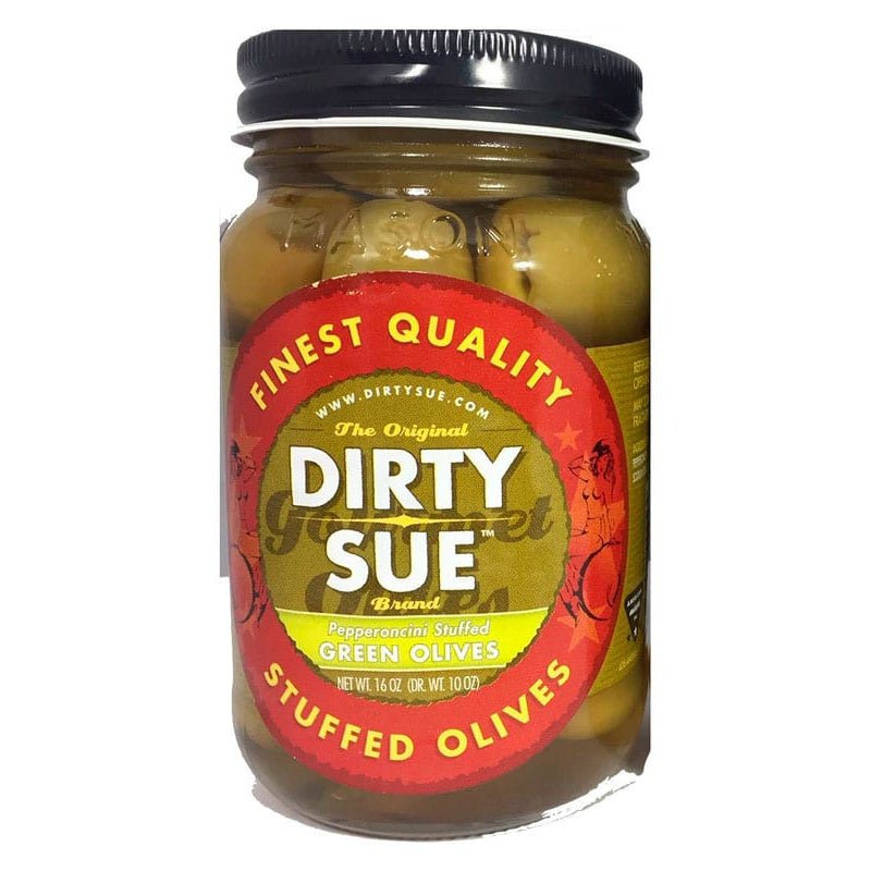 Dirty Sue Stuffed Olives Green Olives 16oz - Uptown Spirits