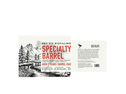 Dry Fly Specialty Barrel 7 Year Old Straight Washington Wheat Whiskey - Uptown Spirits