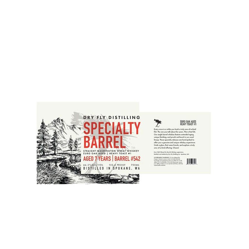 Dry Fly Specialty Barrel 7 Year Old Straight Washington Wheat Whiskey - Uptown Spirits