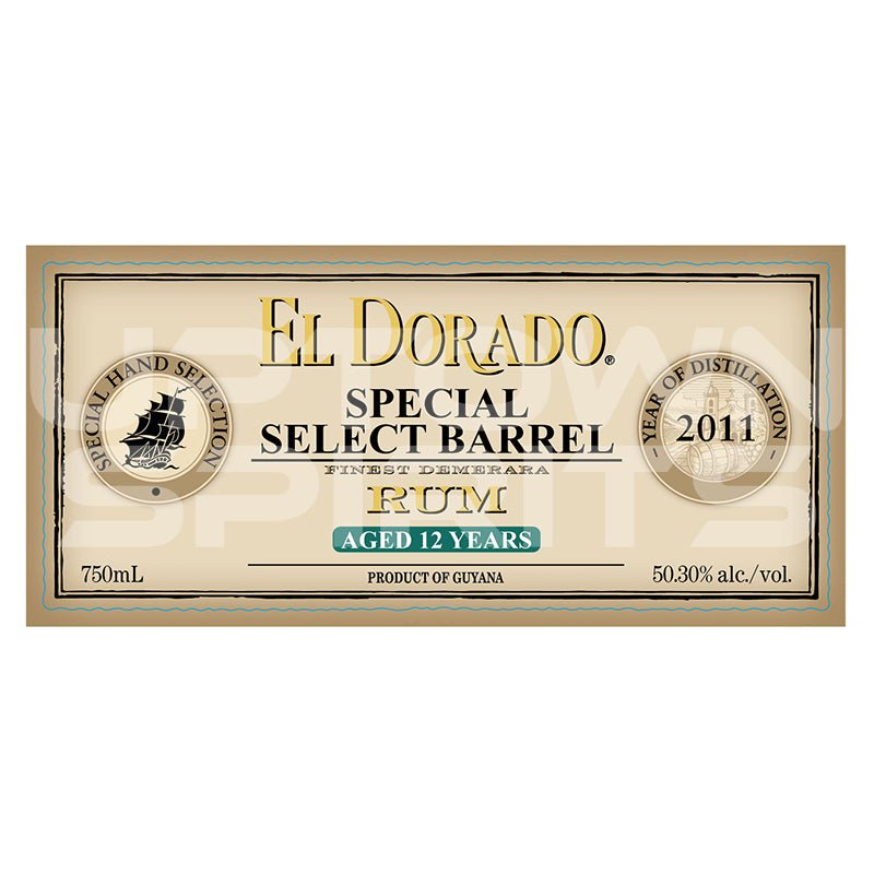El Dorado 12 Years Special Select Barrel Rum 750ml - Uptown Spirits