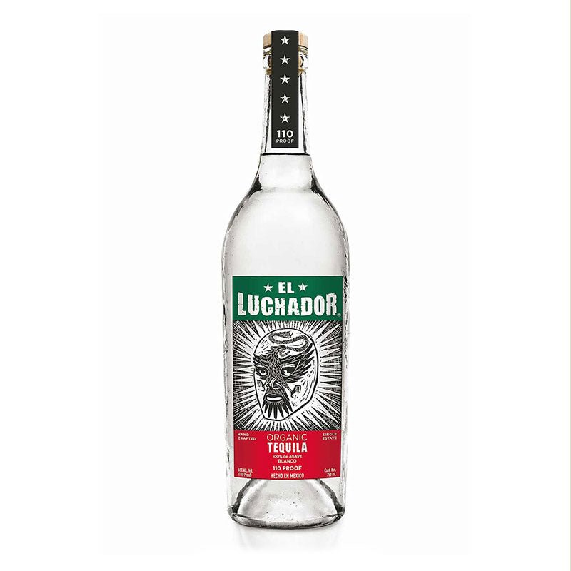 El Luchador 110 Proof Blanco Tequila 750ml - Uptown Spirits