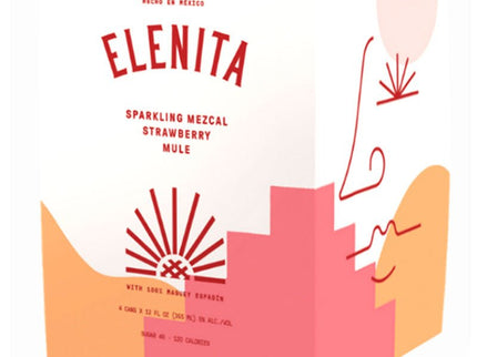 Elenita Strawberry Mule Sparkling Mezcal 4/12oz - Uptown Spirits