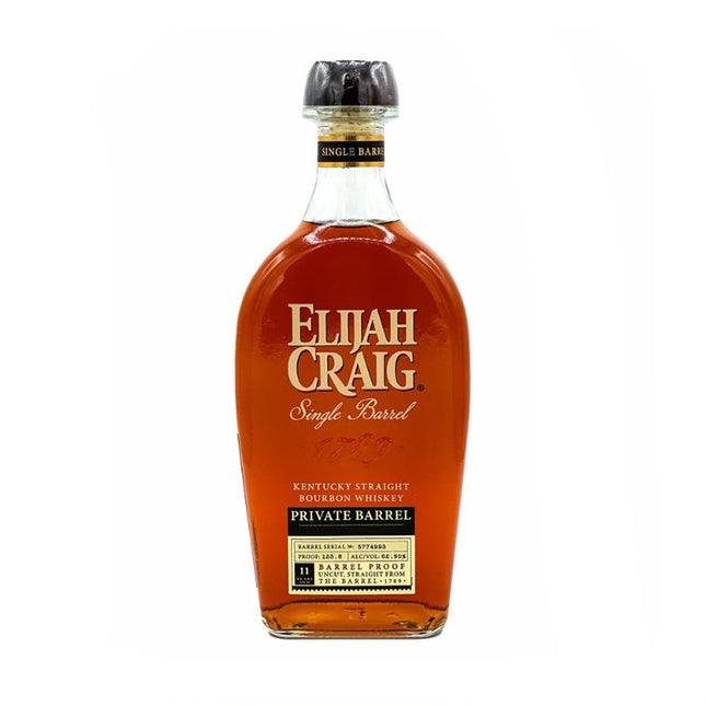 Elijah Craig 11 Years Private Barrel Barrel Proof whiskey 750ml - Uptown Spirits