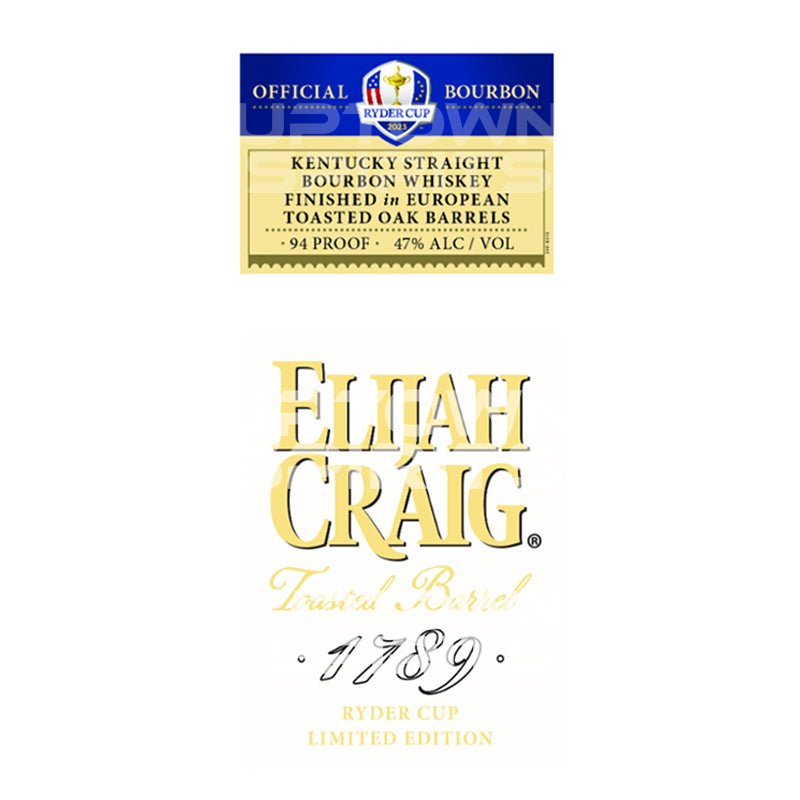 Elijah Craig Toasted Barrel Ryder Cup Limited Edition Bourbon Whiskey 750ml - Uptown Spirits