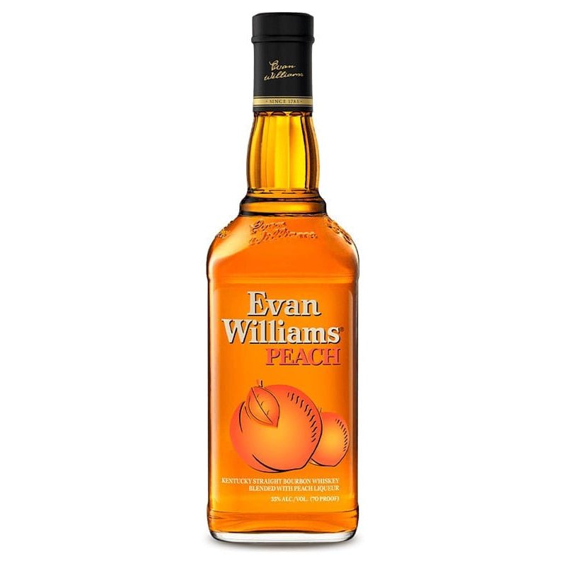 Evan Williams Peach Flavored Whiskey 750ml - Uptown Spirits