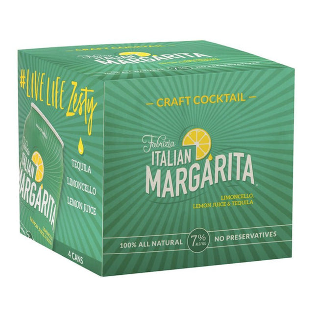 Fabrizia Limoncello Italian Margarita Canned Cocktail 4/355ml - Uptown Spirits