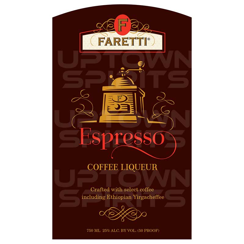 Faretti Coffee Espresso Liqueur 750ml - Uptown Spirits