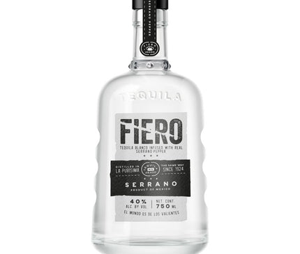 Fiero Infused With Serrano Pepper Blanco Tequila 750ml - Uptown Spirits