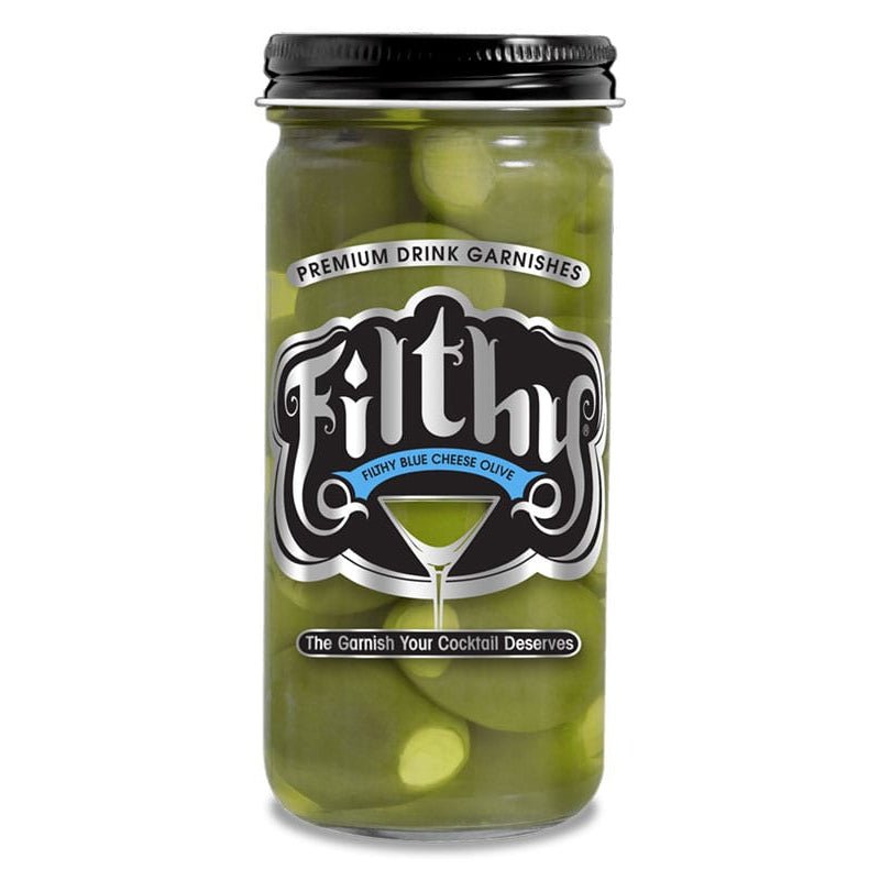 Filthy Blue Cheese Olives 8oz - Uptown Spirits