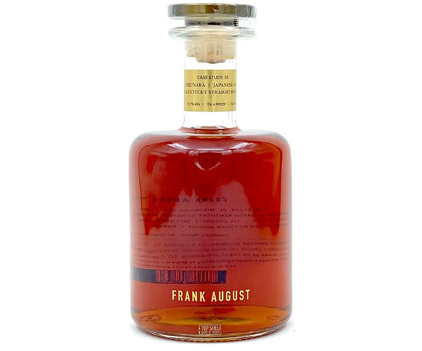 Frank August Case Study 01 Mizunara Japanese Oak Bourbon Whiskey