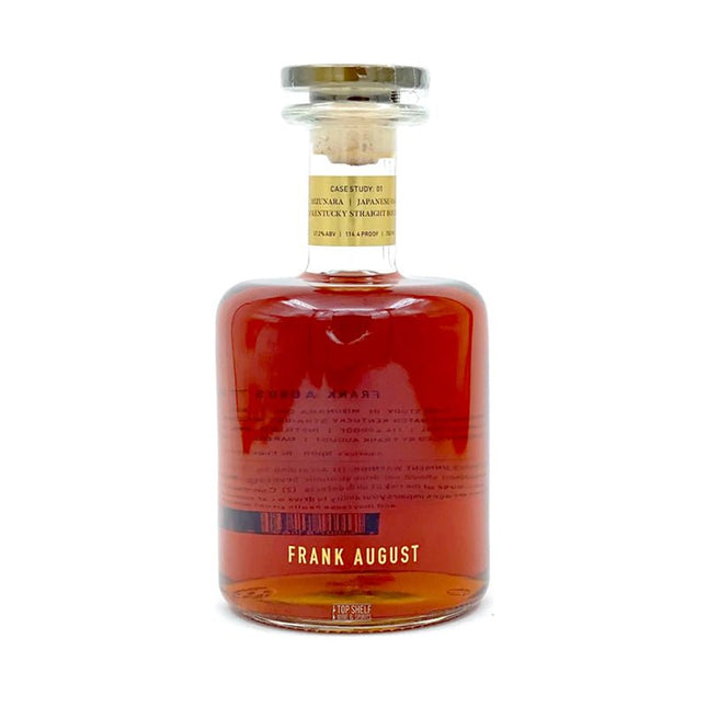 Frank AugustCase Study 01 Mizunara Japanese Oak Bourbon Whiskey 750ml - Uptown Spirits