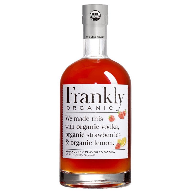 Frankly Organic Strawberry Vodka 750ml - Uptown Spirits