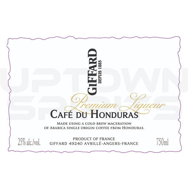 Giffard Cafe du Honduras Liqueur 750ml - Uptown Spirits