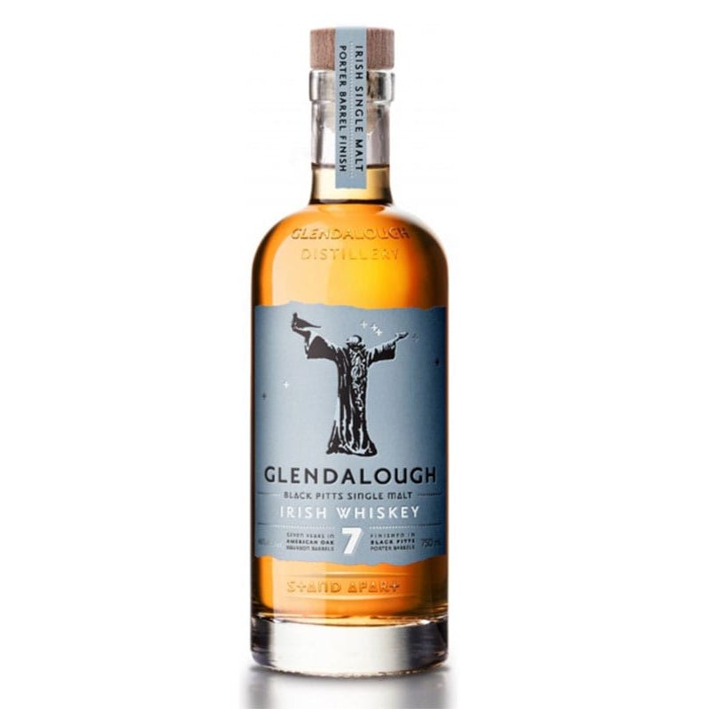 Glendalough Black Pitts Single Malt Irish Whiskey 7 Year - Uptown Spirits