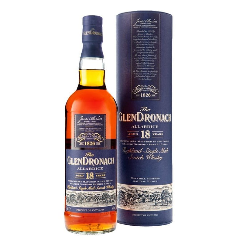 Glendronach Allardice 18 Year Scotch Whisky 750ml - Uptown Spirits