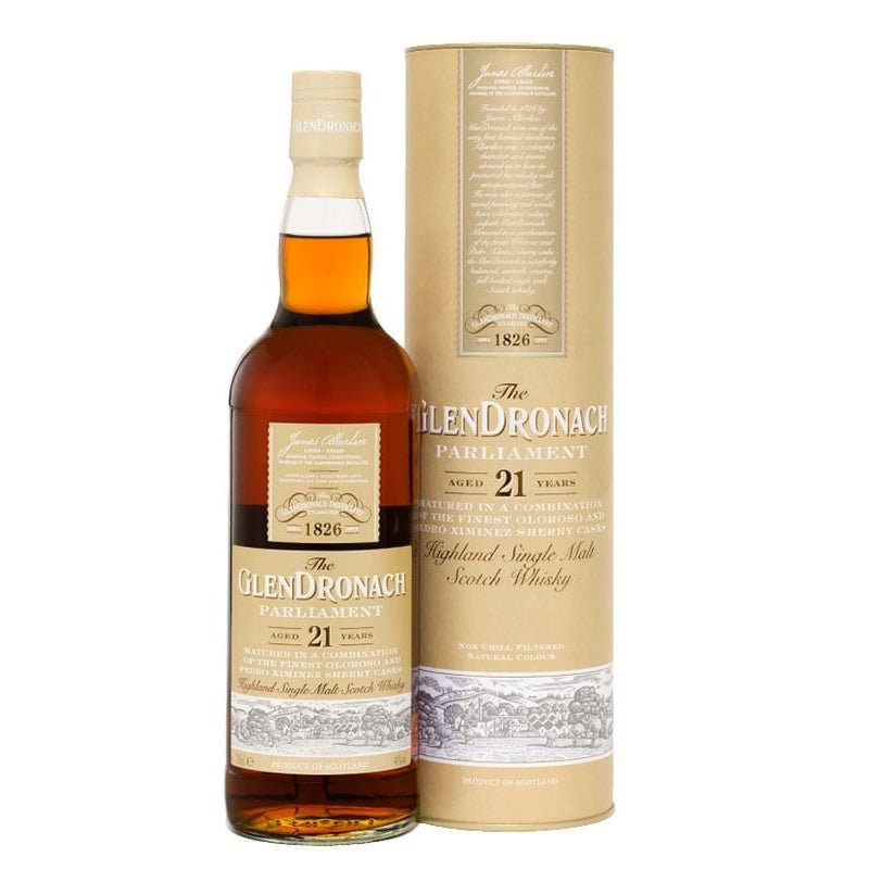 Glendronach Parliament Single Malt Scotch Whisky 21 Year - Uptown Spirits