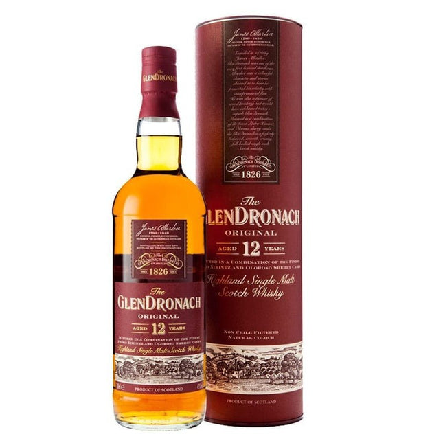 Glendronach Single Malt Scotch Whisky 12 Year 750ml - Uptown Spirits
